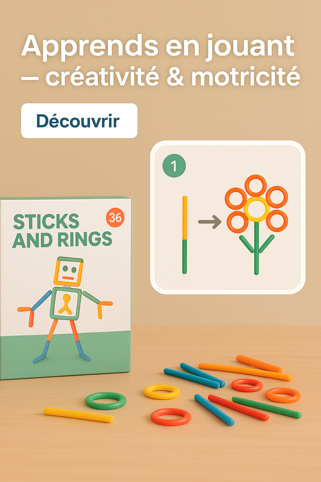 jeu éducatif créatif pour enfants